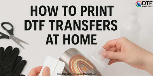 How to Print DTF Transfers at Home