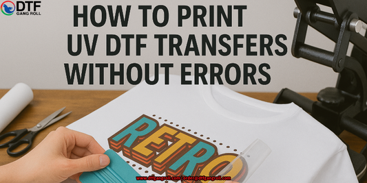How to Print UV DTF Transfers Without Errors