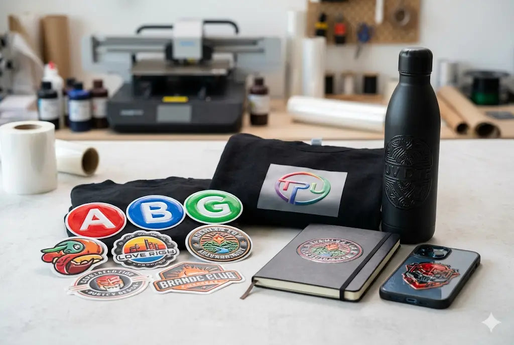 3D UV DTF Printing: Raised Stickers, TPU Transfers, and Custom Product Branding