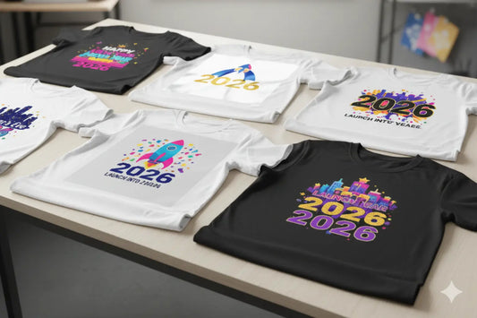 Best-Selling New Year DTF Transfer Designs for T-Shirts & Hoodies