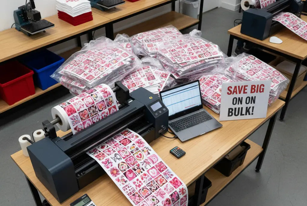 Bulk Valentine’s Day DTF Transfers: Cost-Saving Tips for Print Shops