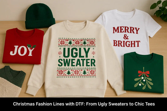 Christmas Fashion Lines with DTF: From Ugly Sweaters to Chic Tees