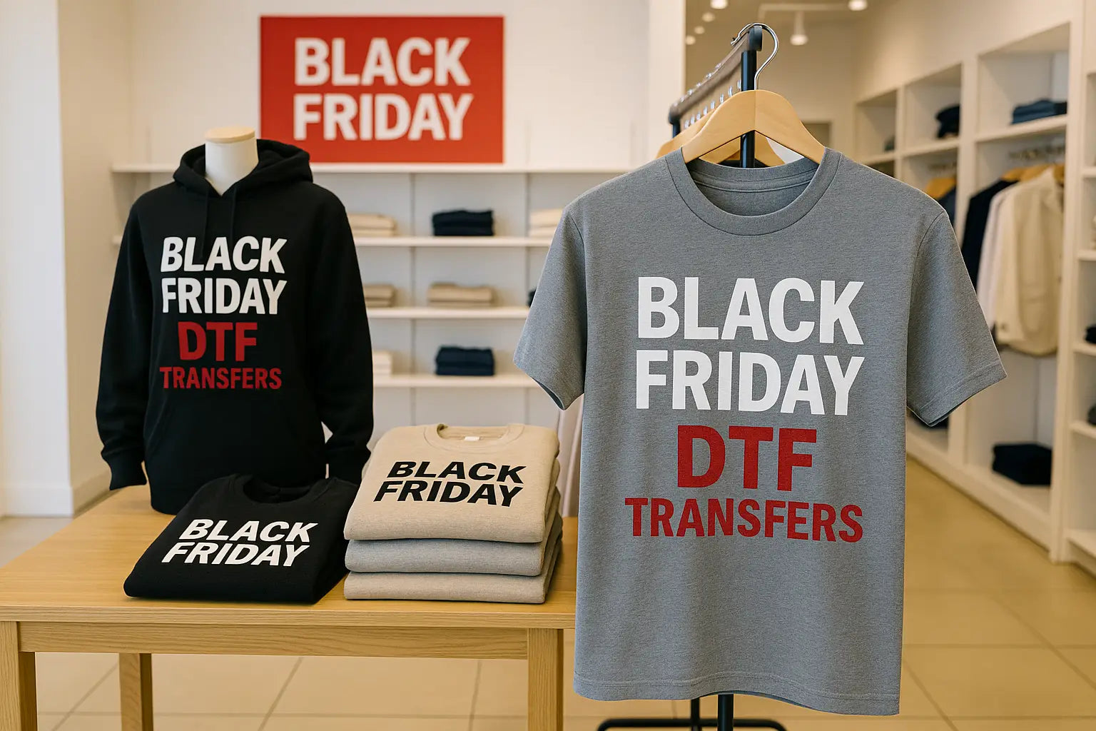 Prepare for Black Friday with Custom DTF Transfers