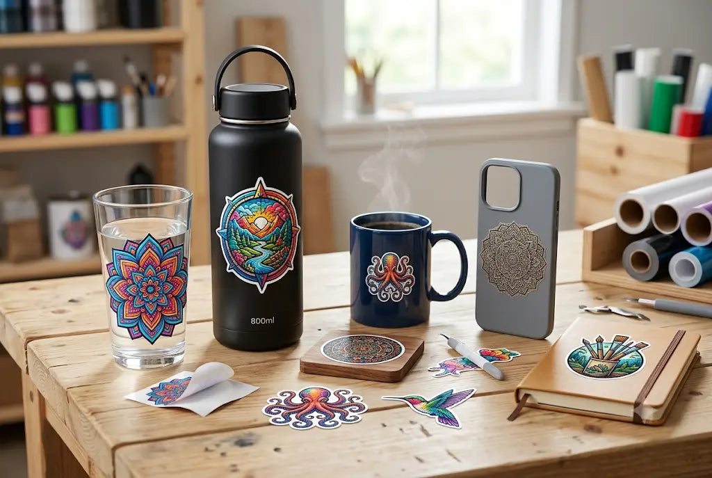 Top Products to Sell With UV DTF Stickers