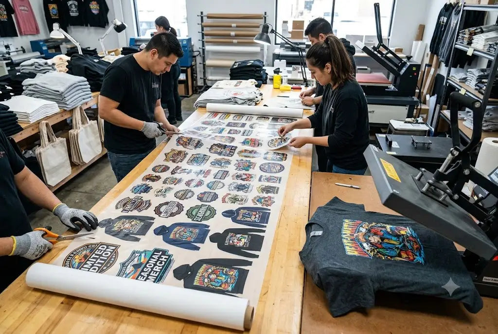 Why do Businesses Order Large DTF Gang Sheets on Black Friday?