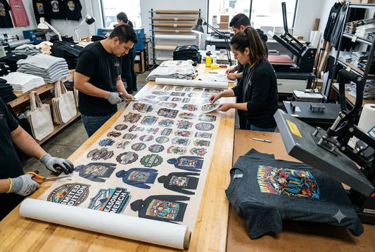 Why do Businesses Order Large DTF Gang Sheets on Black Friday?