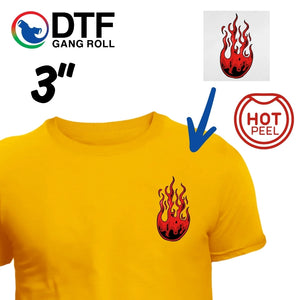 DTF Transfers By Size