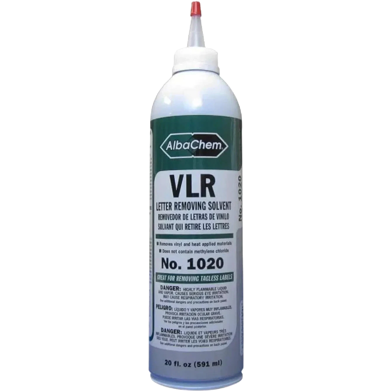 AlbaChem VLR 1020 – DTF Gang Roll & Vinyl Remover (20 fl oz)